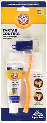 Arm & Hammer | Tartar Control Kit for Dogs | Toothpaste, Toothbrush & Finger Brush