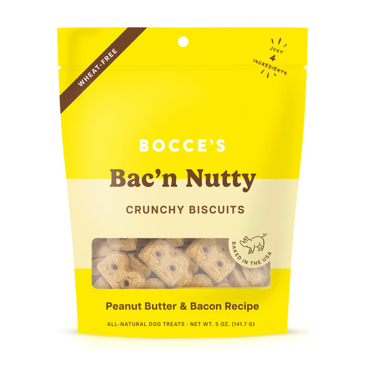 Bocce's Bakery | Oven Baked Bac'N Nutty Treats for Dogs