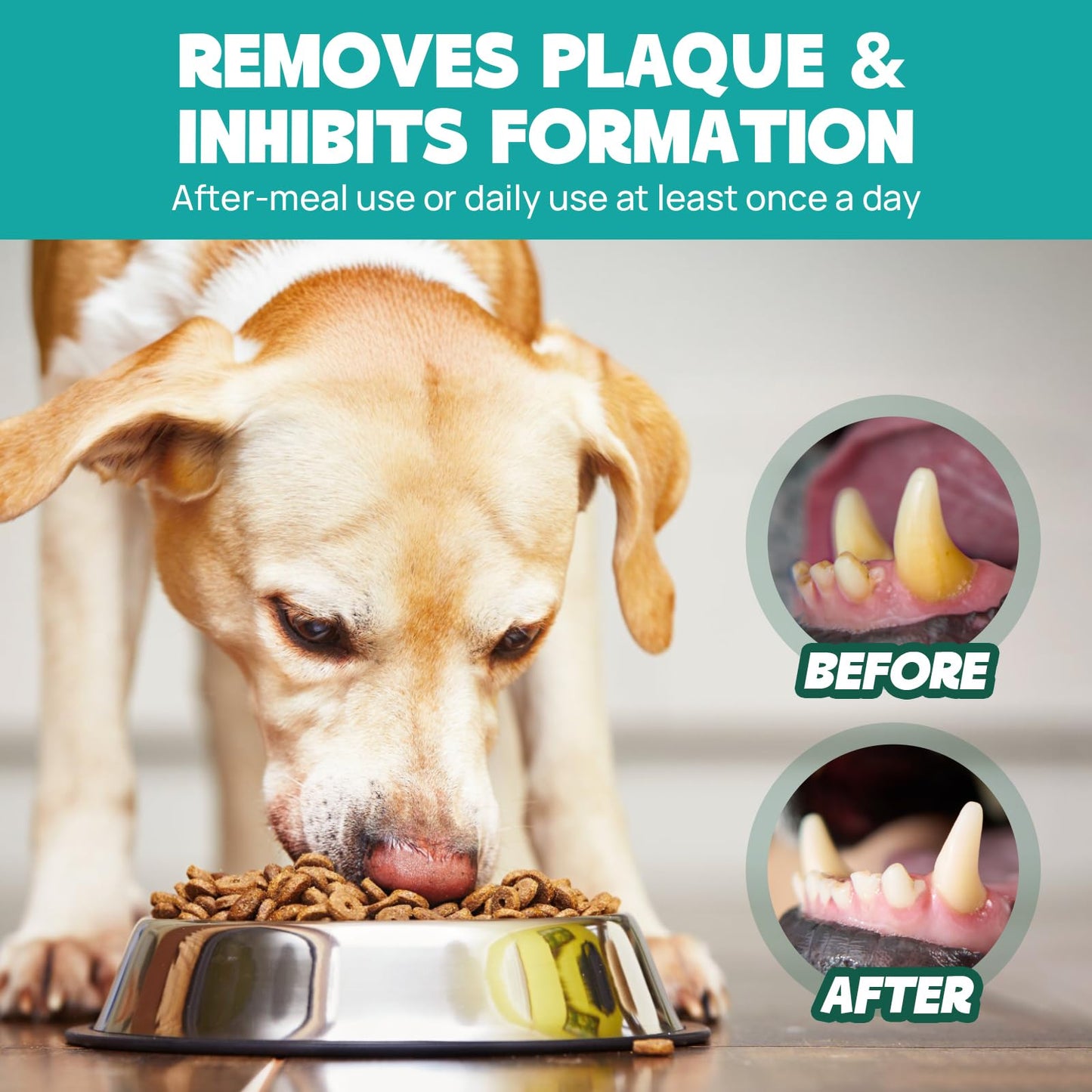 SmileDenX | Dog Dental Care Wipes=